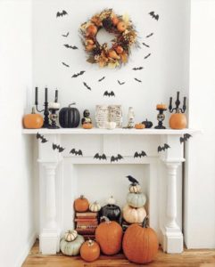 ideas decorar halloween chimenea